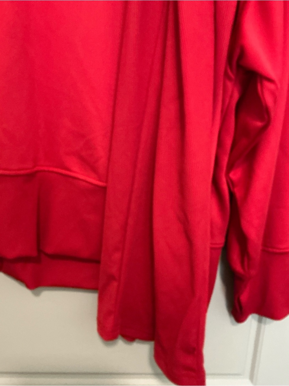 Amazon Women's Scoop Neck Oversized Sweater - Red - Picture 4 of 5